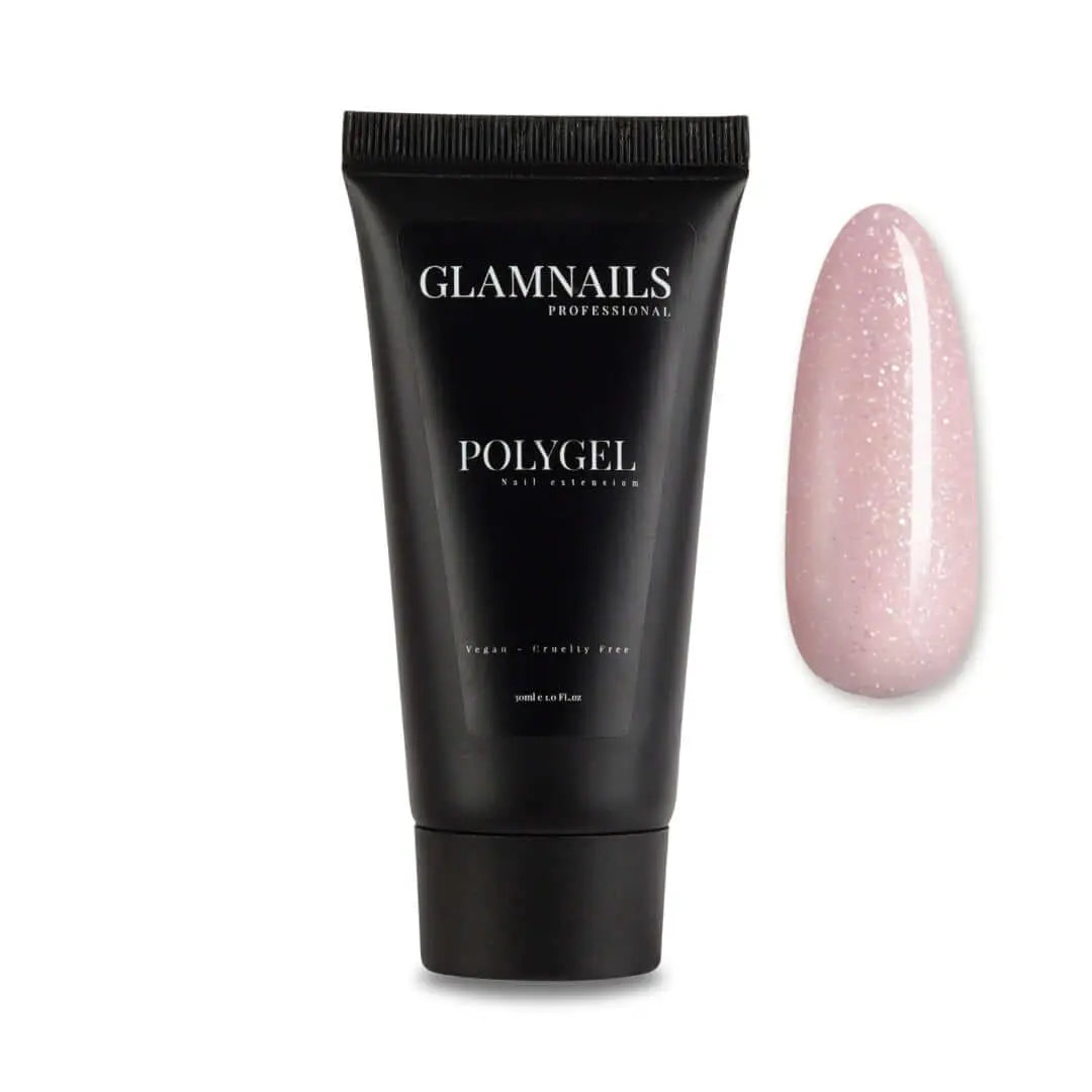Glamnailsprofessional Polygel Champagne Sparkle
