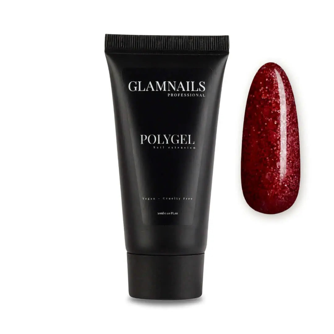 Glamnailsprofessional Polygel Polygel Ruby Gleam