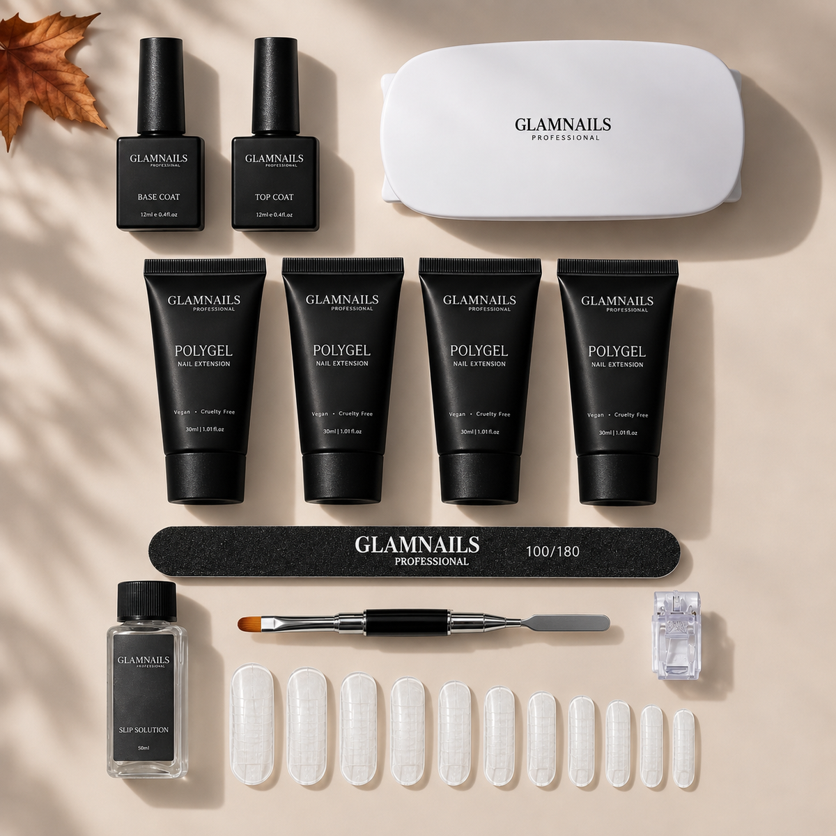 Polygel-Starter-Set | 2+2 Gratis-Farben von Glamnailsprofessional