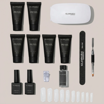 Polygel-Starter-Set | 3+3 Gratis-Farben von Glamnailsprofessional