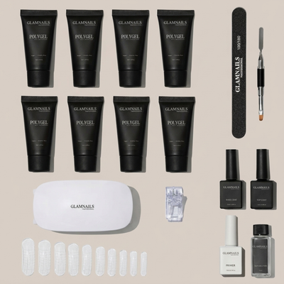 Polygel-Starter-Set | 4+4 Gratis-Farben von Glamnailsprofessional