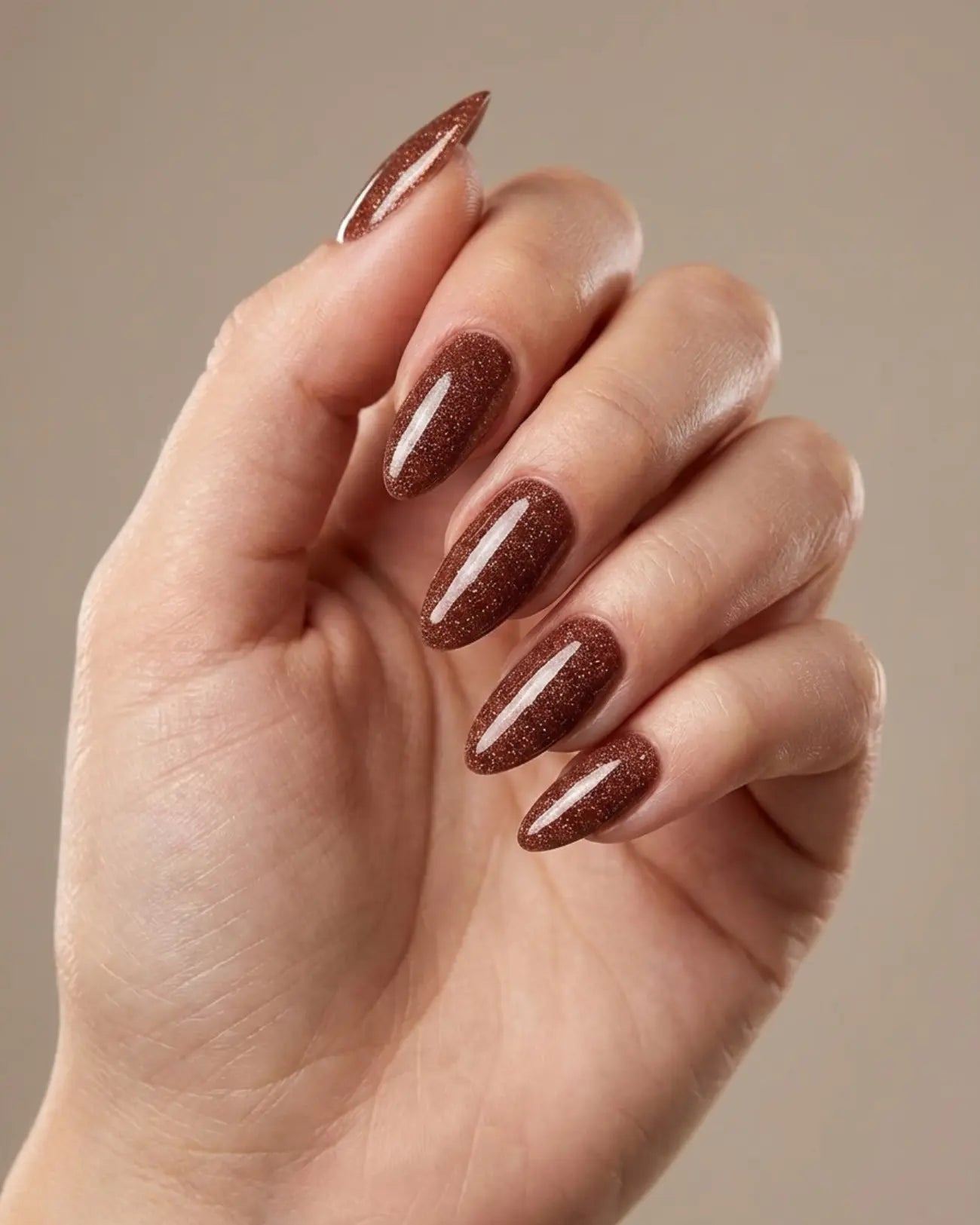 Glamnailsprofessional Gesundheit & Schönheit > Nagelpflege > Nagelgel Polygel Rosewood Sparkle