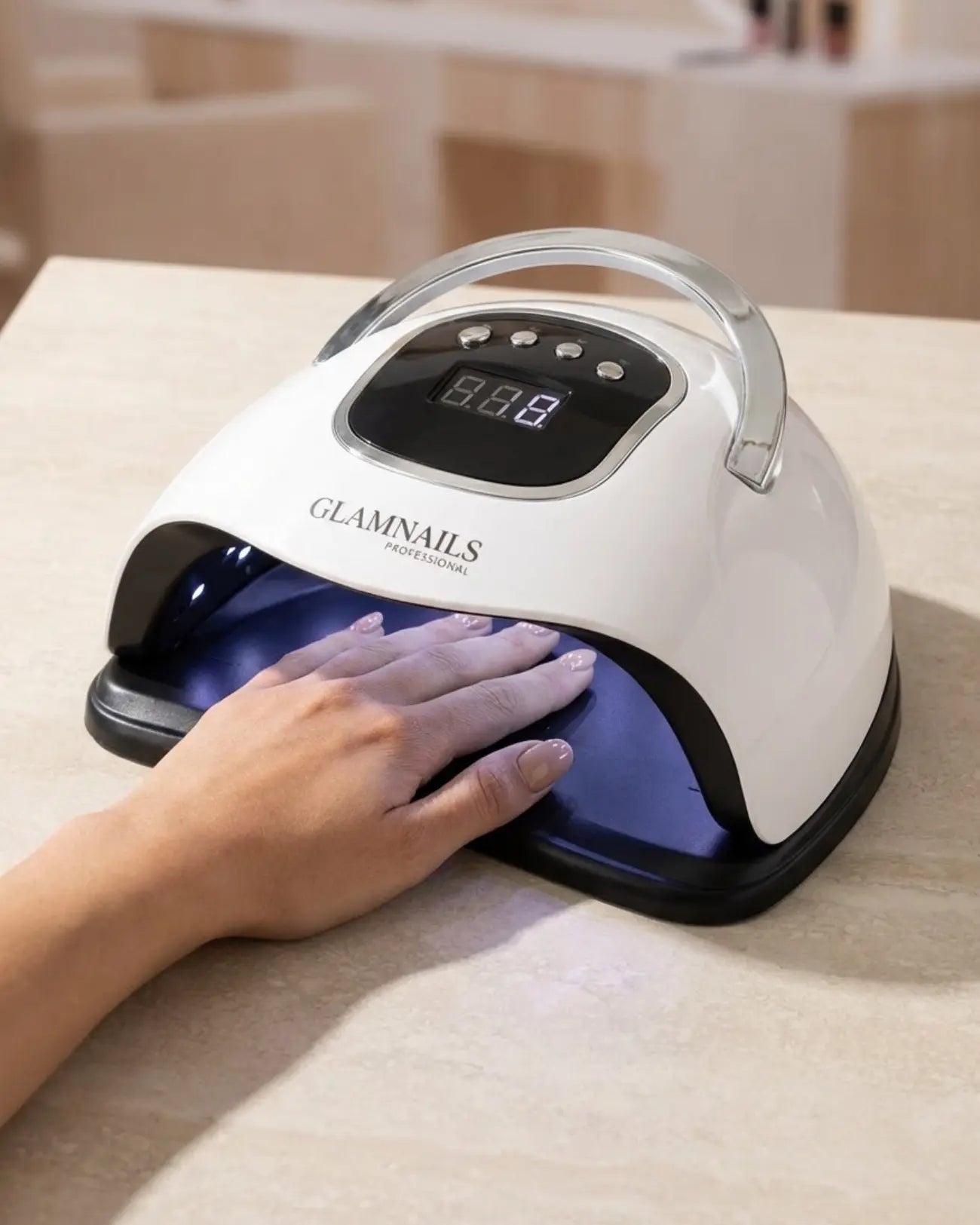 Glamnailsprofessional Gesundheit & Schönheit > Nagelpflege > Nageltrockner Ultra-Performance LED Lampe 280W - X10 Max